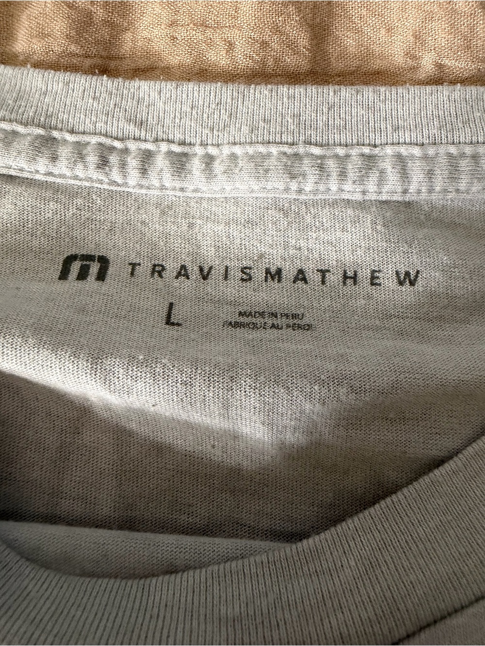Travis Mathew Men's Crewneck Sweater - Light Gray